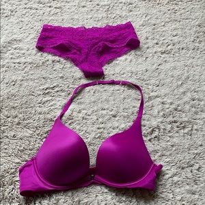 Victoria’s Secret Plunge Push-up and Lacie Panty